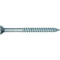 Hillman No. 6 x 3/4 in. L Phillips Flat Head Zinc-Plated Steel Wood Screws 100 pk