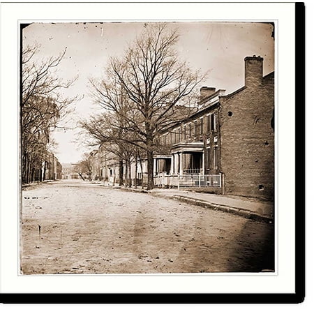 Historic Print, Petersburg Virginia. Bollingbroke street, 16" x 20"