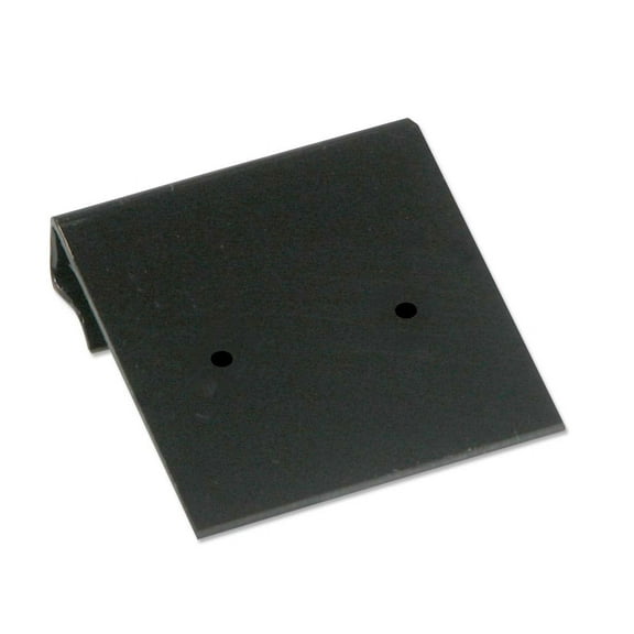 JewelrySupply Hanging Earring Card Black Plastic 1x1 (Package of 100)