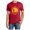 Red, variant on TrendOFT Mens Graphic Tees Unisex Graphic Printed Short Sleeve Crew Neck Casual Lightweight Everyday Fashion Tops Men's T-Shirts Army Green L