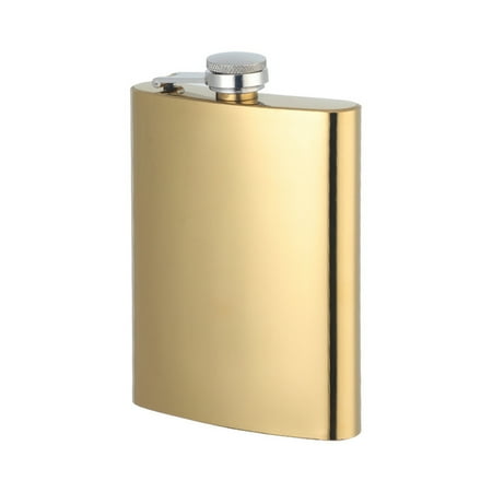 

Solid Flasks Stainless Steel Durable Anti Deform Anti Corrosion Lightweight Wine Flask with Lid for Wine Liquor Storage
