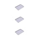 thumbnail image 1 of Wosthever Bandeja de té rectangular brillante y hermosa para la hora del té Bandeja de té rectangular de plástico multifuncional grande gris Type1 NO1, 1 of 6