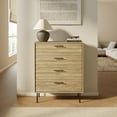 thumbnail image 2 of LuxenHome Mid-Century Modern Wave 4-Drawer 31.5-Inch Wide Accent Chest, 2 of 10