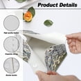 thumbnail image 6 of COEQINE PU Leather Facial Tissue Holder Napkin Tissue Organizer Rectangular Decorative Holder 7.95X4.92X4.52 Inch for Bedroom Dresser Nightstand Dining Table, Daisy Butterfly Wood Grain, 2 PCS, 6 of 7