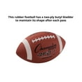 thumbnail image 5 of Champion Sports Rubber Football (Official Size), Brown, 11.5 (RFB1), 5 of 5