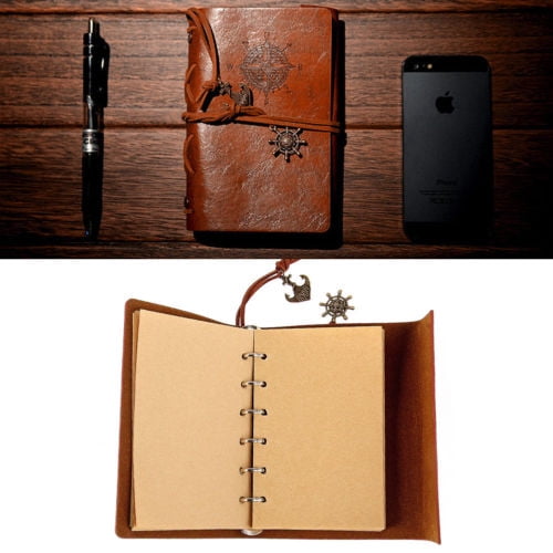 Vintage Classic Retro Leather Journal Travel Notepad Notebook Diary 