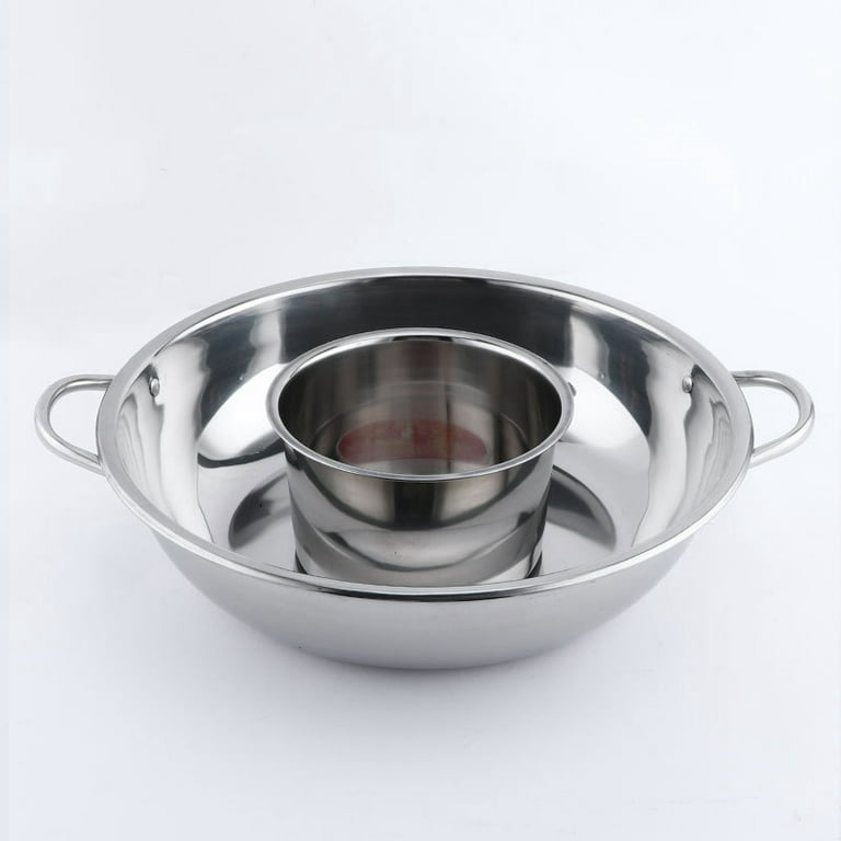 Hot Pot Stainless Steel Divided Extra Smaller Pot 2 Handle Cooking  Kitchenware Pot Cooking Supplies Minimum Price Cocina