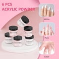 thumbnail image 3 of Practice Hand for Acrylic Nails - Acrylic Fake Mannequin Practice Hand - Flexible Hands Model With Powder and Liquid Full Nail Kit for Beginners, 3 of 8