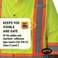 thumbnail image 3 of Pioneer Heavy-Duty Waterproof Reflective Safety Jacket - Multiple Ventilation Panels, 3 of 8
