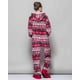 thumbnail image 4 of Conjunto de pijama de franela con estampado navideño para mujer, ropa de dormir cálida de manga larga, con capucha, disfraz de lana, 4 of 4