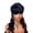 Blue, variant on Long Deep Wavy Synthetic Hair Wigs with Bangs for Women - Light Blonde Half-Tied Hair