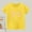 Yellow, variant on Swuxness Girls Fashion Print Crew Neck Short Sleeve T-Shirts Tops Casual Lightweight Fashion Tee Pink