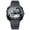 gray, variant on Unisex Analog Digital Sports Watch with Alarm, Stopwatch and Silicone Strap, Black