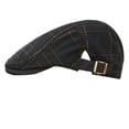 thumbnail image 2 of Women Men British Style Hat Simple Peaked Cap Washed Breathable Forward Cap, 2 of 4