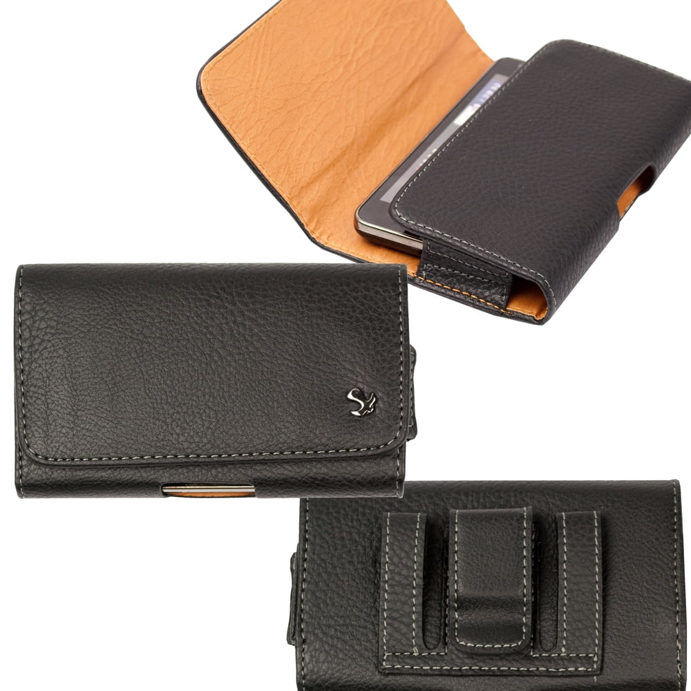SUMACLIFE Premium Vegan Leather Carrying Case for Smartphones up to 5.41 x 3 Inches