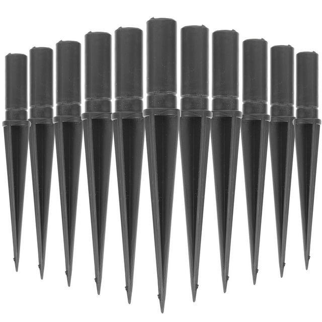 Solar Light Stakes 20pcs Plastic Ground Spikes Stakes Replacement Solar