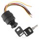 thumbnail image 5 of Interruptor de encendido con llave, 6 cables, 3 posiciones, interruptor de llave de encendido universal, motor de arranque con 2 llaves, piezas de repuesto para fueraborda marino Unbranded 1619200057311, 5 of 7