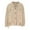 Khaki, variant on IROINNID Women's Woolen Jacket Notch Lapel Solid Color Long Sleeve Casual Cardigan Casual Outerwear, Green