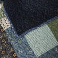 thumbnail image 4 of Kasentex Boho Quilt Decorative Print, Bedspreads & Coverlets Soft Cotton Bedding, Blue, Twin Size, 4 of 5