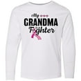 thumbnail image 3 of Inktastic Breast Cancer Awareness My Grandma is a Fighter Long Sleeve Youth T-Shirt, 3 of 5
