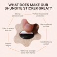 thumbnail image 3 of Shungite Sub-Graphite Sticker Antique Antique Engraved Pattern Round Tablet, Computer Decorative Sticker - Polished with Carbon Fullerene, 3 of 8