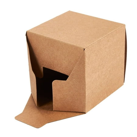 Kraft Gift Boxes - 50-Pack Gift Wrapping Brown Paper Boxes with Lids, Kraft Boxes for Party