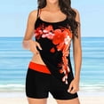 thumbnail image 2 of Betiyuaoe Women's Tankini Swimsuits Large Bikini Set Digital Print Suspender Beach Split Bathing Suits, 2 of 4