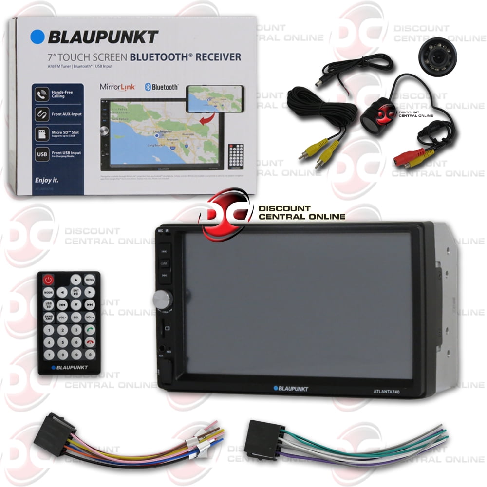 Blaupunkt Car 2DIN 7" Touchscreen AM/FM receiver USB Bluetooth