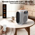 thumbnail image 4 of Calentador portátil Gyrivav de 1500 W para uso en interiores con mando a distancia, 4 of 9