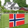 thumbnail image 4 of Norway Flag Sign Banner, Hanging Banners Backdrop Festive Party Decor for Indoor Outdoor, 47 x 71 Inches, 4 of 7