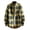 Yellow, variant on Men Coats and Jackets Waterproof Up to 65% off Men's Plush Thick Warm Plaid Shirt And Winter Jacket,Blue XXXL