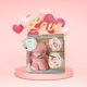 thumbnail image 5 of Día de San Valentín Novio Toalla Oso Flor de rosa Jabón Toallas de baño Juego de regalo Tmvgtek Cuidado Belleza, 5 of 7