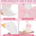 thumbnail image 5 of 3Pcs Wooden Geese Figurine Festival Decorations for Easter Christmas Thanksgiving Holiday Party Table Centerpieces, 5 of 8