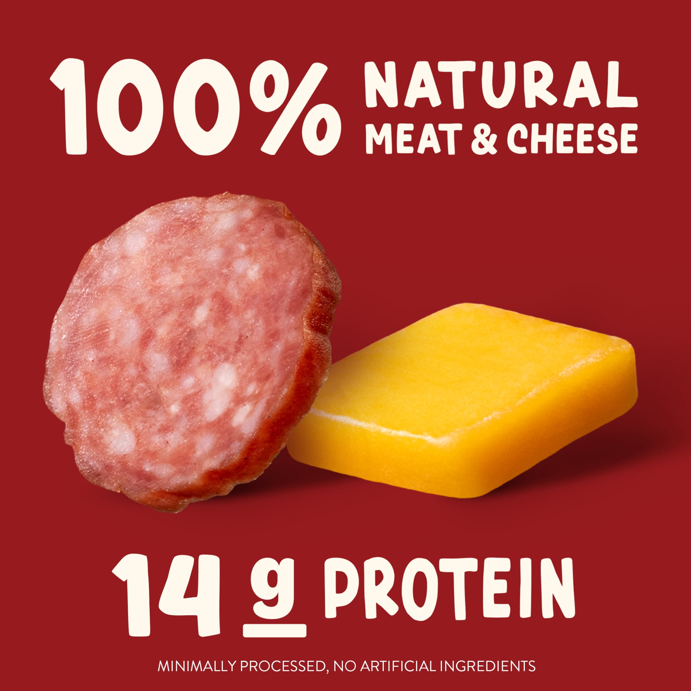 Sargento Mighty Bites Uncured Salami and Mild Cheddar Cheese Snack Kit, 2.8 oz, Fresh & Ready to Eat