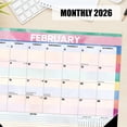 thumbnail image 4 of 2026 Willow Creek Watercolor Stripes 22" x 17" Monthly Desk Pad Calendar (57292), 4 of 5