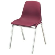National Public Seating 8100 N Series Stacking Chair Burgundy by National Public Seating