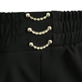 thumbnail image 4 of Endives Women's Pants Soft Senior Ladies Wide Leg Pant High Waist Stretch Dressy Business Pants Black, 4 of 5