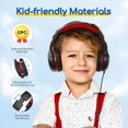 thumbnail image 4 of EarFun Kids Headphones Wired with rophone, 85/94dB Volume Limit Portable Headphones for Kids with Shareport, Stereo, 4 of 5