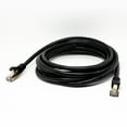 thumbnail image 3 of SatelliteSale RJ45 Cat-7 Câble Ethernet SSTP pour Internet Universel Cordon Noir 12 Pieds, 3 of 6