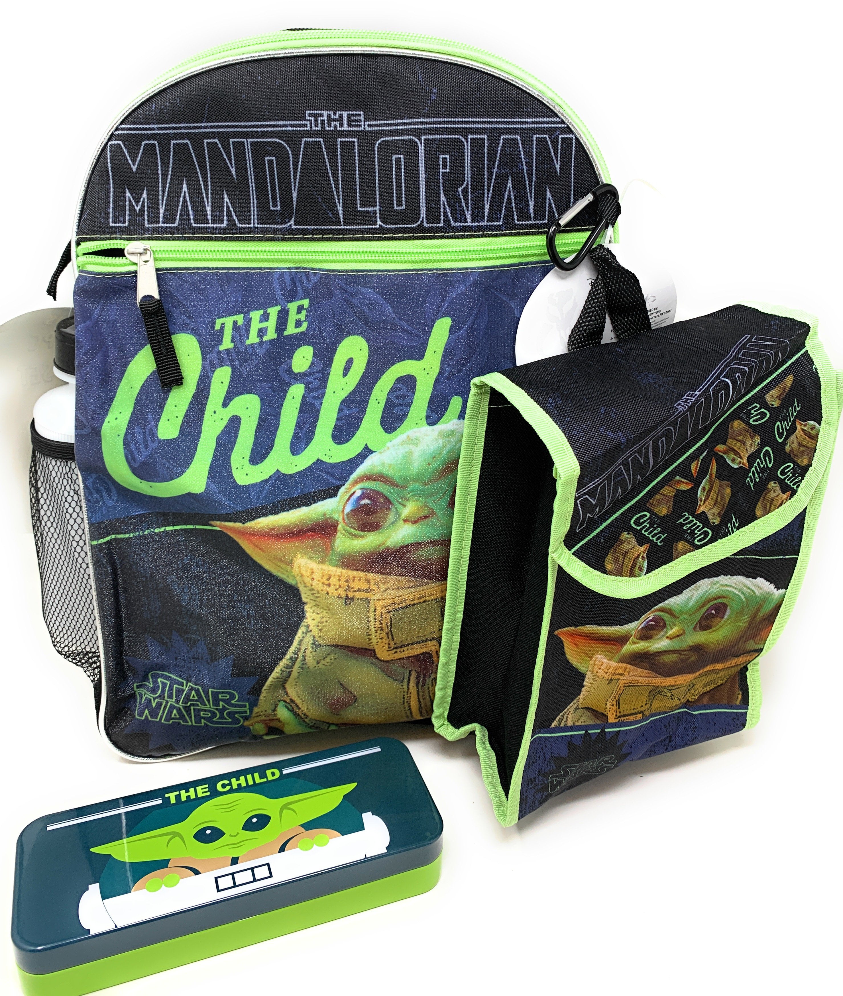 NEW The Child Mandalorian Insulated Lunch Bag W/Dual Compartments baby yoda 
