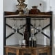 thumbnail image 5 of Gabinete de Bar Esquinero con Soporte para Copas y Puerta de Malla, Mueble para Licores y Bebidas, Mini Cantina con Repisa para el Hogar, 5 of 9