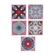thumbnail image 1 of Elegante arte decorativo para el hogar para paredes, sin necesidad de marco, adhesivo de mosaico marroquí simétrico, 1 of 8
