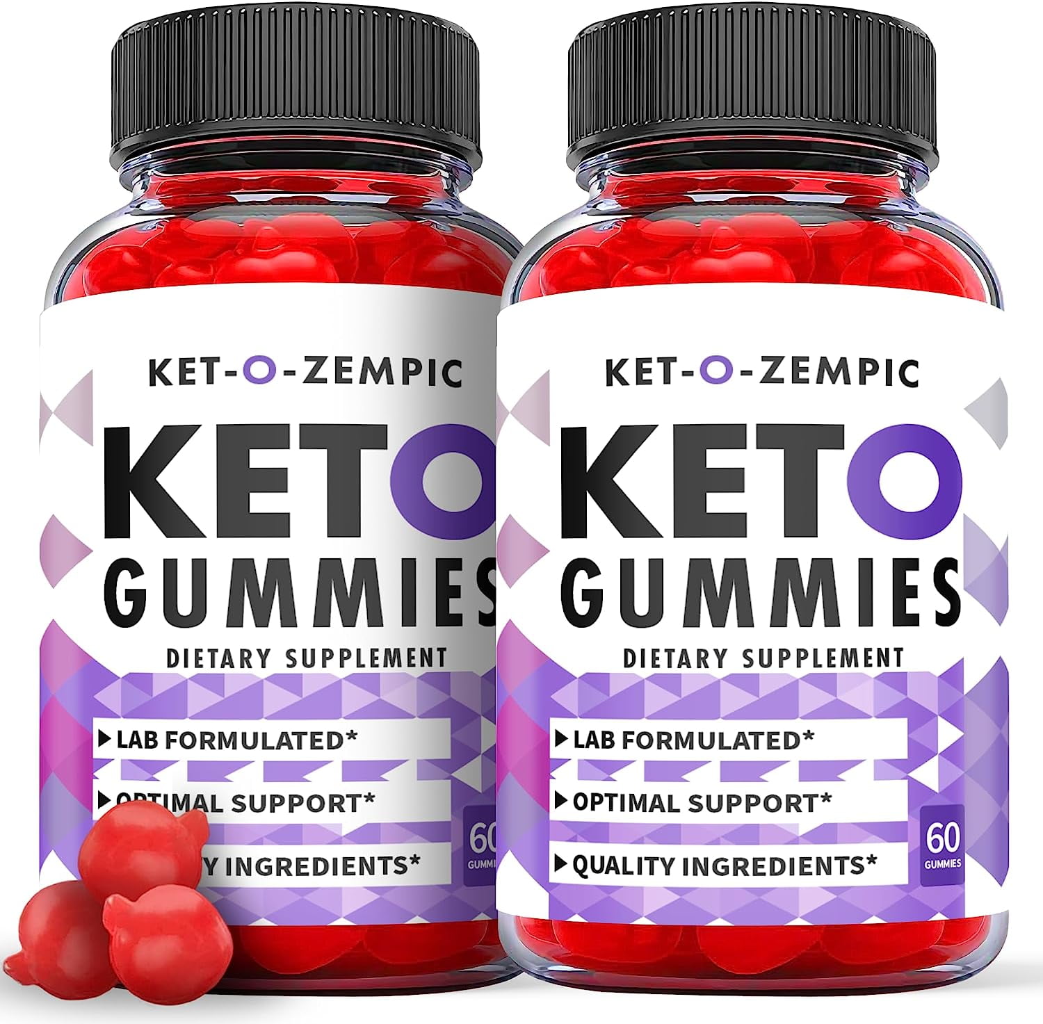 (2 Pack) Ket-O-Zempic Keto ACV Gummies - Supplement for Weight Loss ...