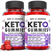 (2 Pack) Ket-O-Zempic Keto ACV Gummies - Supplement for Weight Loss - Energy & Focus Boosting Dietary Supplements for Weight Management & Metabolism - Fat Burn - 120 Gummies