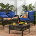 thumbnail image 6 of Greendale Home Fashions Aloha Red Floral 44 x 17 in. Outdoor Bench Seat Cushion, 6 of 8