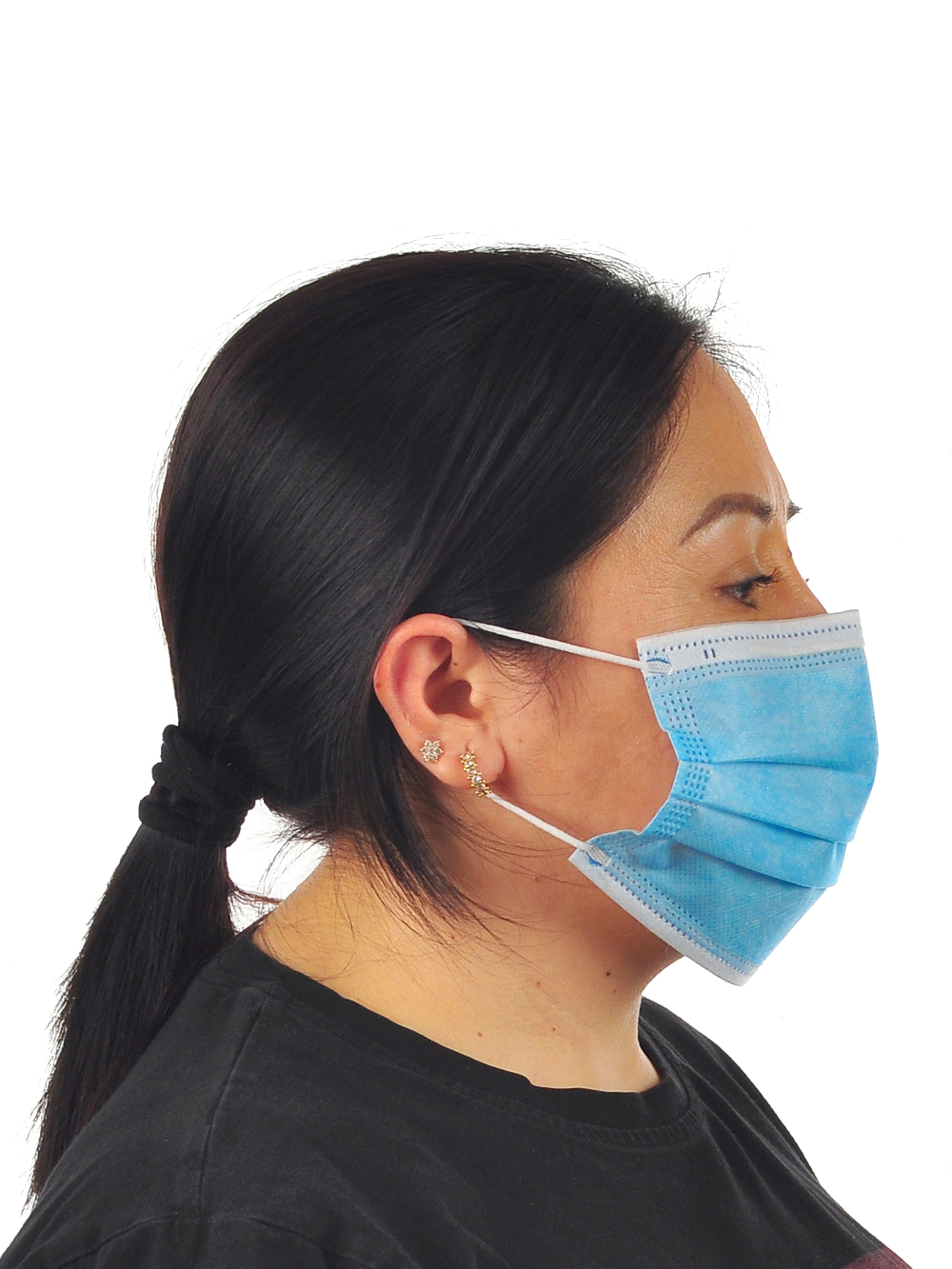 Disposable Face Mouth Mask 3-Ply Ear Loop - image 2 of 3