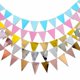 thumbnail image 1 of 3m Banner Gold Pink Paper Banner Banner Garland Decoración Fiesta Decoración LingWen 1327534071757, 1 of 1