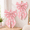 Pink-Halloween Ghost, variant on 2 Pink Ghost Wreath Bows 18'' X 12''