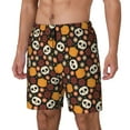 thumbnail image 2 of Daiia Skulls Mens Swim Trunks Swim Shorts Quick Dry Swim Shorts with Mesh Lining Pockets-X-Large, 2 of 9