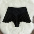 thumbnail image 4 of B91xZ Robe de Bain à Taille Élastique pour Femmes Contrôle du Ventre Tankini Bas, Noir L, 4 of 5
